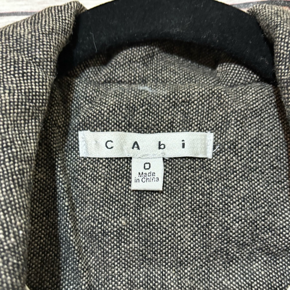 CAbi A-Line Tweed Wool Shakespeare Jacket Size 0 - Picture 3 of 7